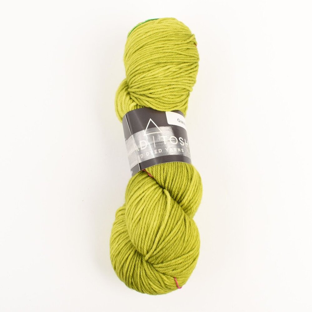 MadelineTosh High-Twist DK Yarn 100% Merino Wool 225 Yards Hand Dyed Grasshopper